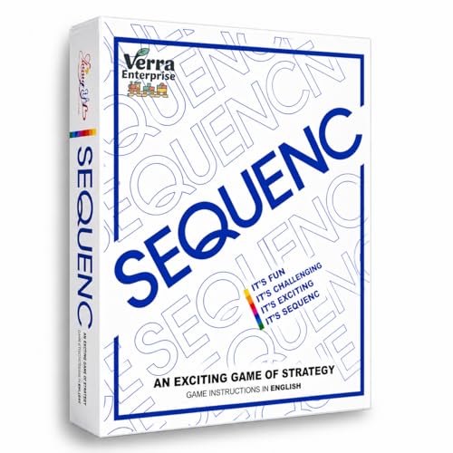 Image of The Original Verra Enteprise Sequenc, Strategy Game, Card Game, Board Game for Kids, Adults, Families, Educational, 2 to 12 Players, Activity Toy for Childrens, Gift Set for Kid, Ages 7+Year