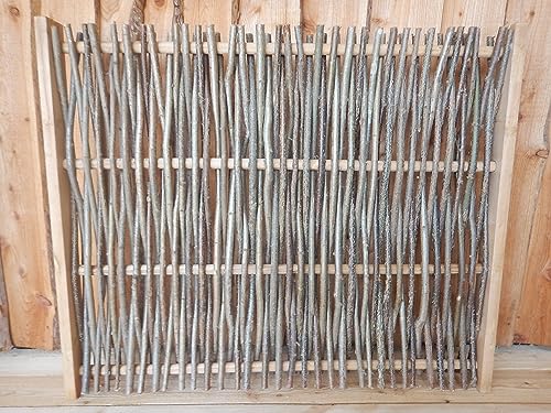 Ladenburger HASELNUSS Zaun SICHTSCHUTZ Schutz WEIDENZAUN FLECHTZAUN UNBEHANDELT SEITLICH MIT Rahmen 120x100 Ladenburger HASELNUSS Zaun SICHTSCHUTZ Schutz WEIDENZAUN FLECHTZAUN UNBEHANDELT SEITLICH MIT Rahmen 120x100