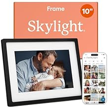 Skylight Frame WiFi Digital Picture Frame Customer Support, Touch Screen Digital Photo Frame with Easy Setup, Photo Gifts for Parents and Grandparents - 10 Inch Black
