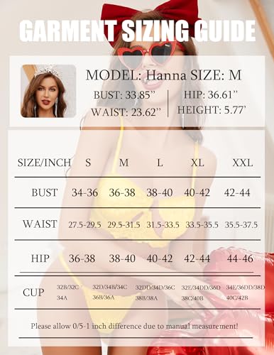 Image of Avidlove Lingerie for Women Sexy Lace Bra and Panty Set Underwire Push Up Lingerie Sets Demi Half Cup