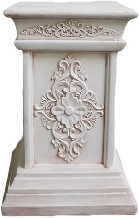 Roman Pillars Decor European Roman Pillar Creative Greek Column Pedestal Stand for Indoor Outdoor Decoration Garden Plinth