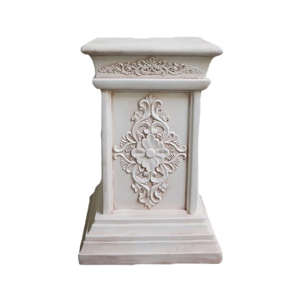 Colonnes de jardin grecques et pilier romain pour support de vase extérieur