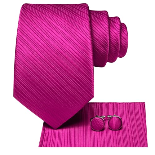 Image of Hi-Tie Men 63inches Tie Set Extra Long Necktie Paisley Tie Pocket Suqare Cufflinks Big and Tall Men Tie