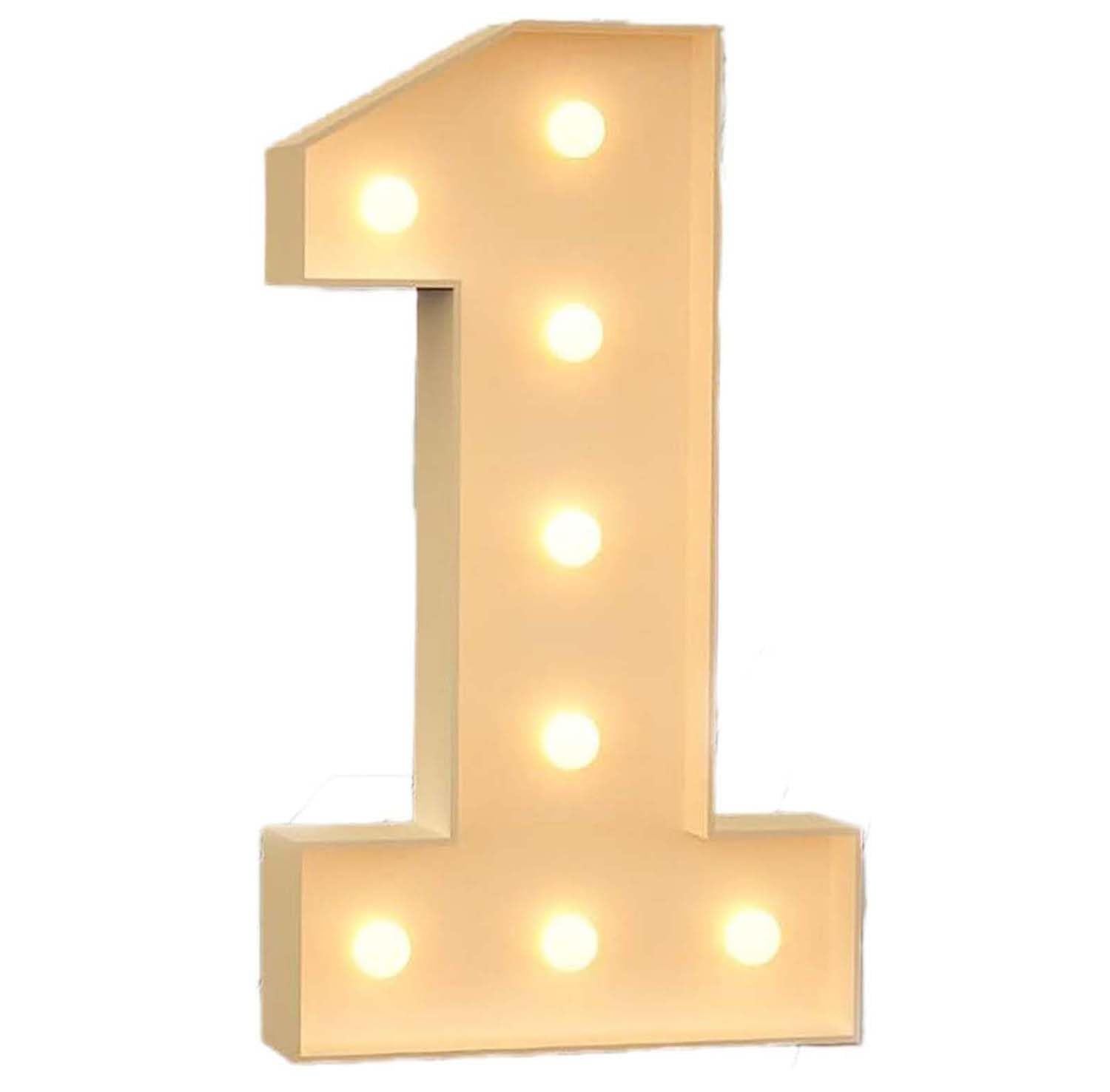 Decorazioni per Matrimoni Lettere Luminose per tendoni Mosaico Numeri Luminosi da 0 a 9 per Decorazioni per fondali per Feste di Compleanno Lettere Grandi per tendoni Decorazioni,1,120CM
