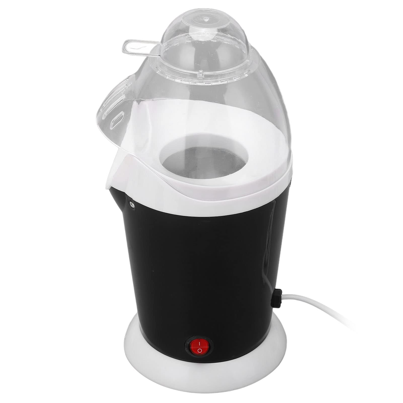 Fdit Máquina de Palomitas de Aire Caliente, Palomitera Eléctrica 1100W | Capacidad de 16 Tazas, Estructura ABS y Aluminio, Ideal para Dormitorio, Cocina y Camping, con Canal desmontable.