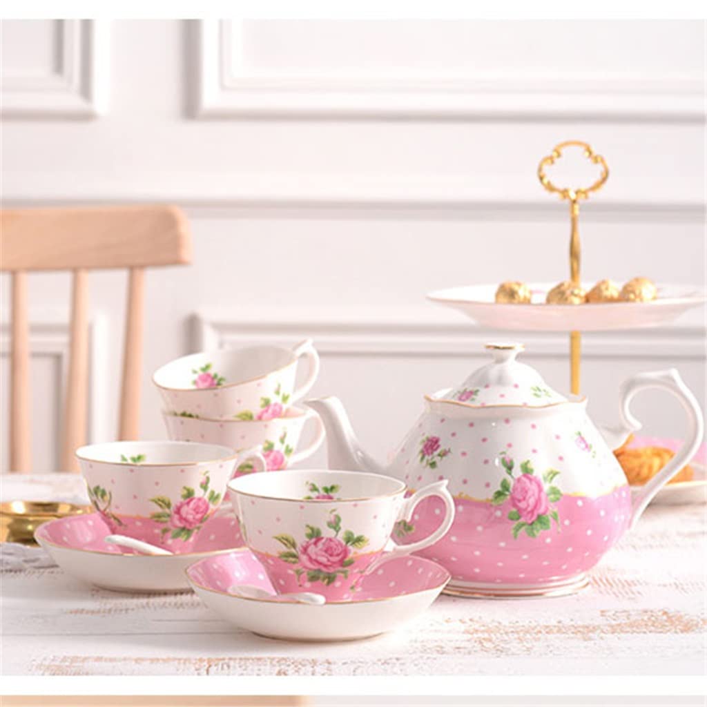 Amazon.co.jp: ピンクのバラ柄 ヴィンテージ セラミック コーヒー