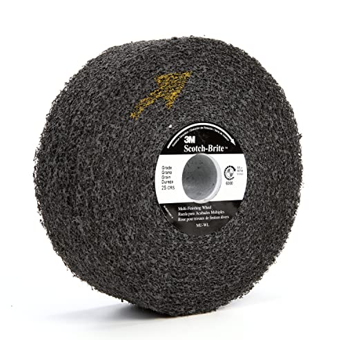 Cubitron II Scotch-Brite Multi-Finishing Wheel - 2S Coarse Grit Silicon Carbide - Stainless Steel Finishing Wheel - Convolute Wheel - 6' x 2' x 1'