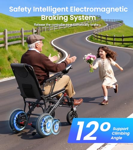 Electric Wheelchair Foldable Lightweight