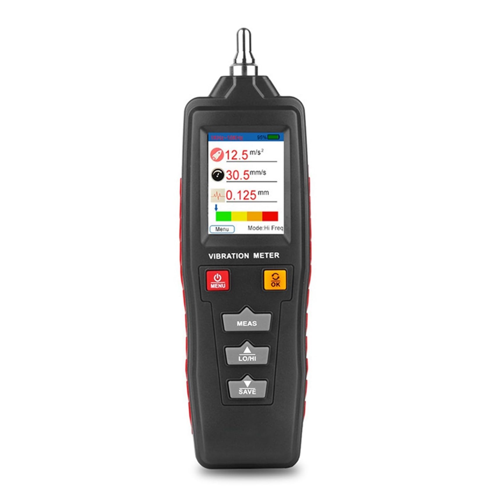 UDSKNV[KSL Vibration Analyzer WT63B Color LCD Digital Vibration Meter with Color Display with Mechanical Equipment Test Probe