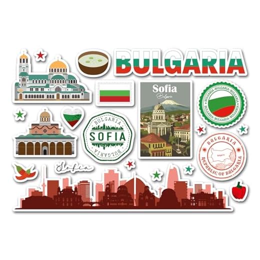 Sofia Landmarks Vinyl Sticker Sheet