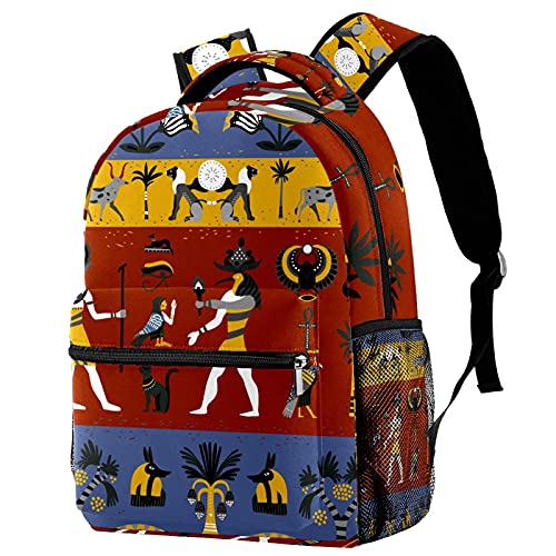 Sac à dos égyptien mystérieux grand compartiment et filet bouteille mixte