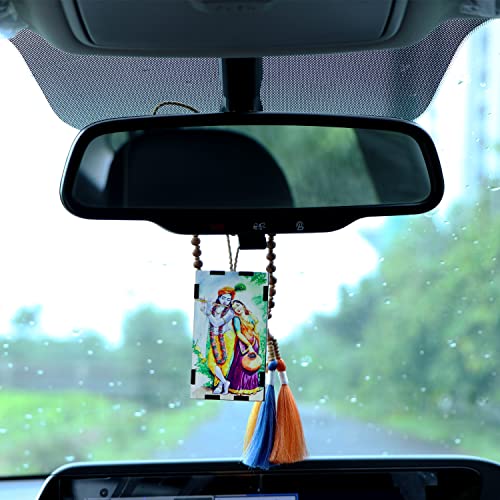 Image of Car Air Freshener Auto Perfume Car Decor Accessory Wood Scent Essential Oil Aroma pendant for Car Mirror Hanging Car Interior Diffusers Exclusive gifts (1 pcs, EUCALLYPTUS FRAGRANCE)