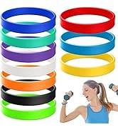Gummi Armband, 20 Stücke Armband Silikon Personalisiert, Silikonarmband für Teens Damen Herren(Me...