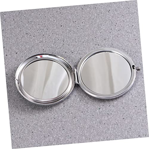Espejo de maquillaje portátil doble cara 3 pcs miniatura 2