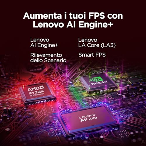 Legion Pro 7 Gaming AI Laptop - Display OLED 16" WQXGA 240Hz, NVIDIA GeForce RTX 5080, AMD R9 9955HX3D, RAM 32GB DDR5, SSD 2TB, Windows 11, Tastiera RGB QWERTY, 3 mesi GamePass - Notebook - Immagine 4