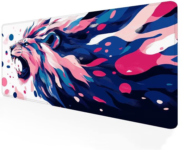 Tapis de souris gamer géant avec finitions durables et confort de glisse optimal
