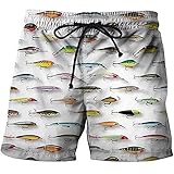Shorts de baño para hombre: 100% nailon. Secado rápido, ligero, flexible, transpirable, cómodo, elástico y resistente, especialmente con costuras de buena calidad en la entrepierna y los bolsillos.