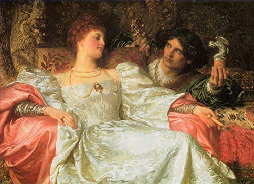 Peinture à l'huile faite à la main Dicksee et peintures sur toile célèbres