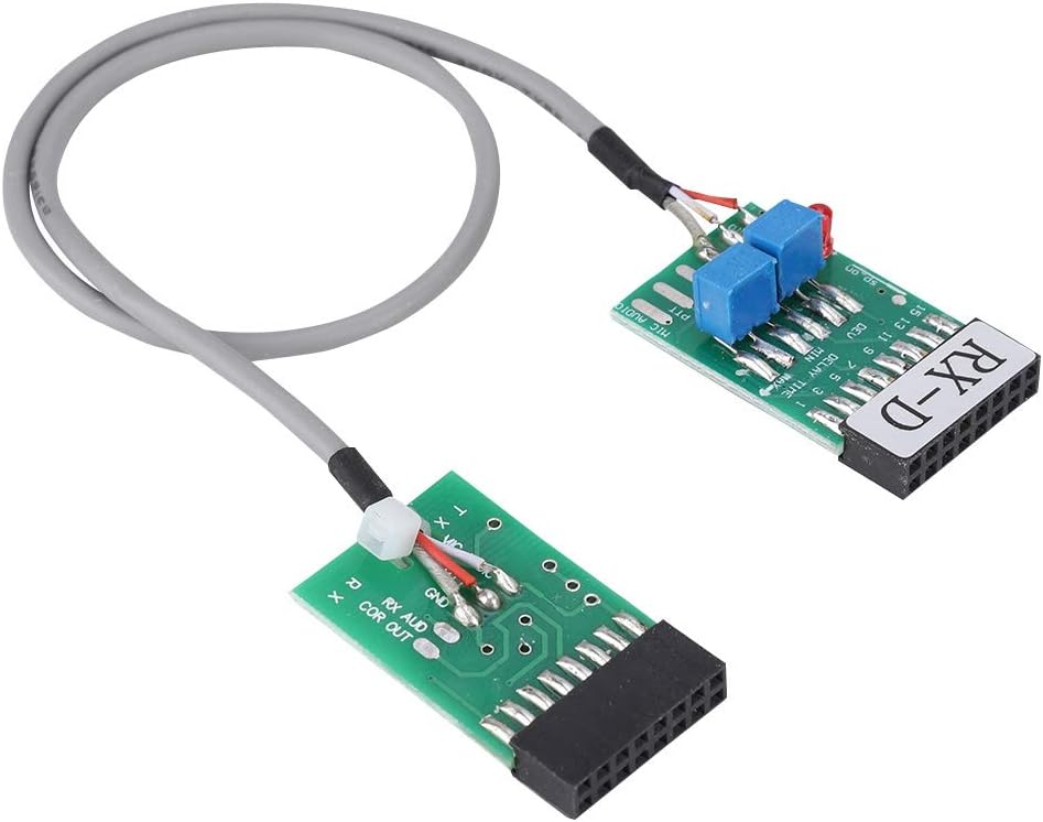 PUSOKEI TX/RX-D Unidirectional Delay Cable, Radio Repeater Unidirectional Delay Cord Cable for Motorola GM300, GM338, GM3188, GM3688, GM950i, GM950e, SM120, Compact Size and Easy to Carry