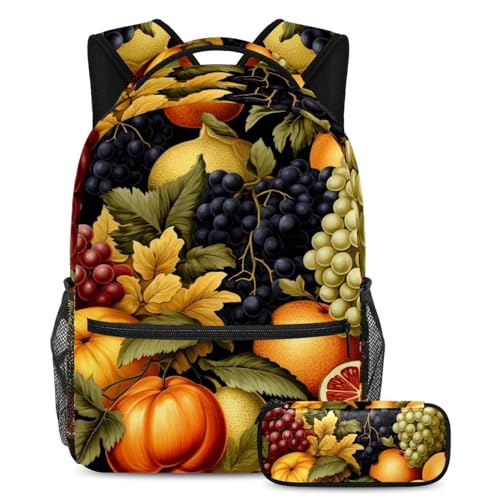 Sac à dos fruits de Thanksgiving idée cadeau de rentrée scolaire ado fille garçon