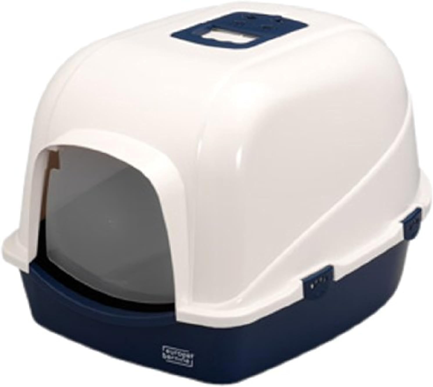 Eco Jumbo Cat-Litter-House, 56 by 70 by 46cm, Blue