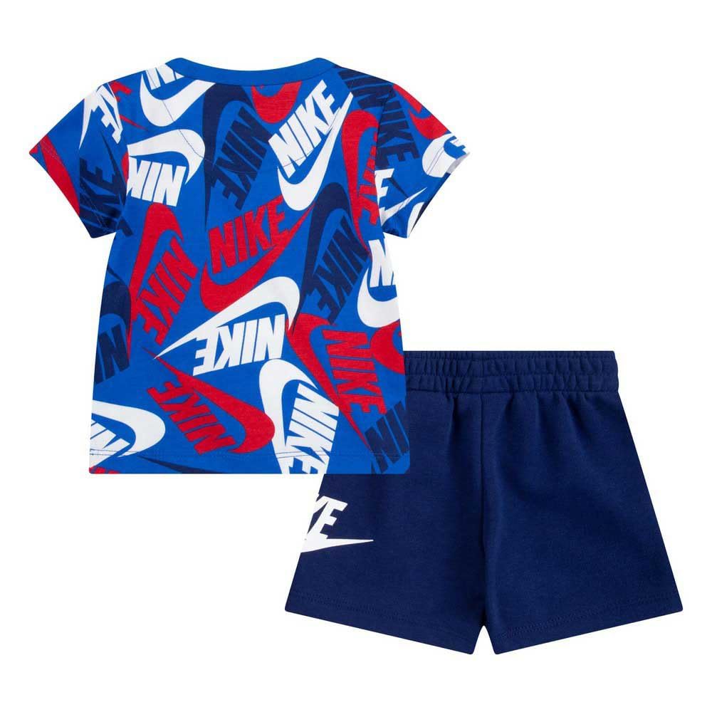 NIKE Completo 66H749 AZZURRO/ROSSO 18-24 mesi
