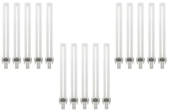 Osram Ledvance- 11 Watt- Dulux S- G23- Fluorescent PLS-DS Lamp- Two pin- Cool White 6500K- Pack of 15