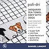 Samuel Lamont & Sons Poli-Dri Jacquard Tea Towel Grey Dogs, Size 50cm x 70cm, 100% Cotton Terry Towelling, Ultra-absorbent & Super Soft, Machine Washable, Grey, One Size #3