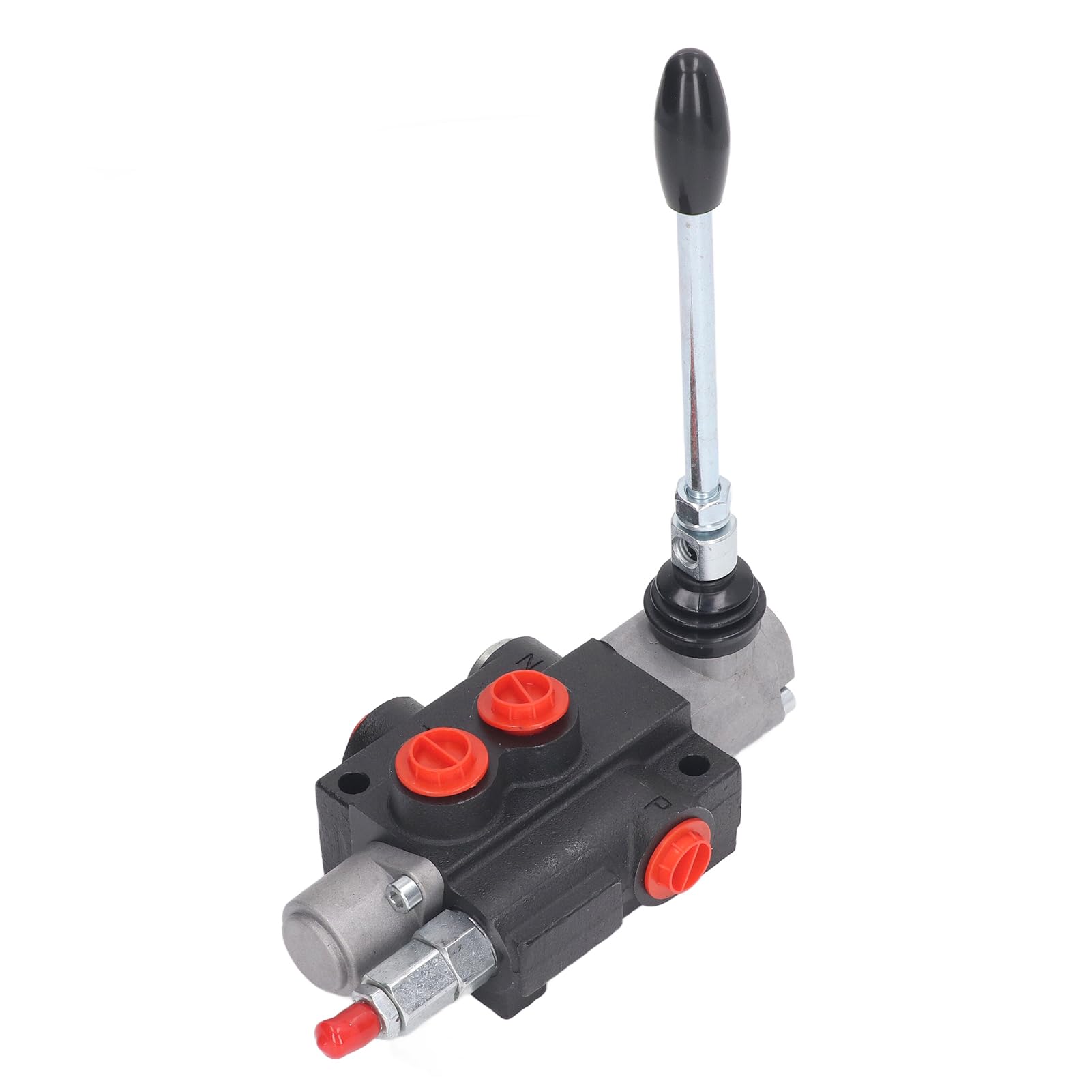 Hydraulik Wegeventil Kit 1 Spule doppeltwirkend mit einstellbarem Überdruckventil Steuerhebel für Traktor Anbaugerät