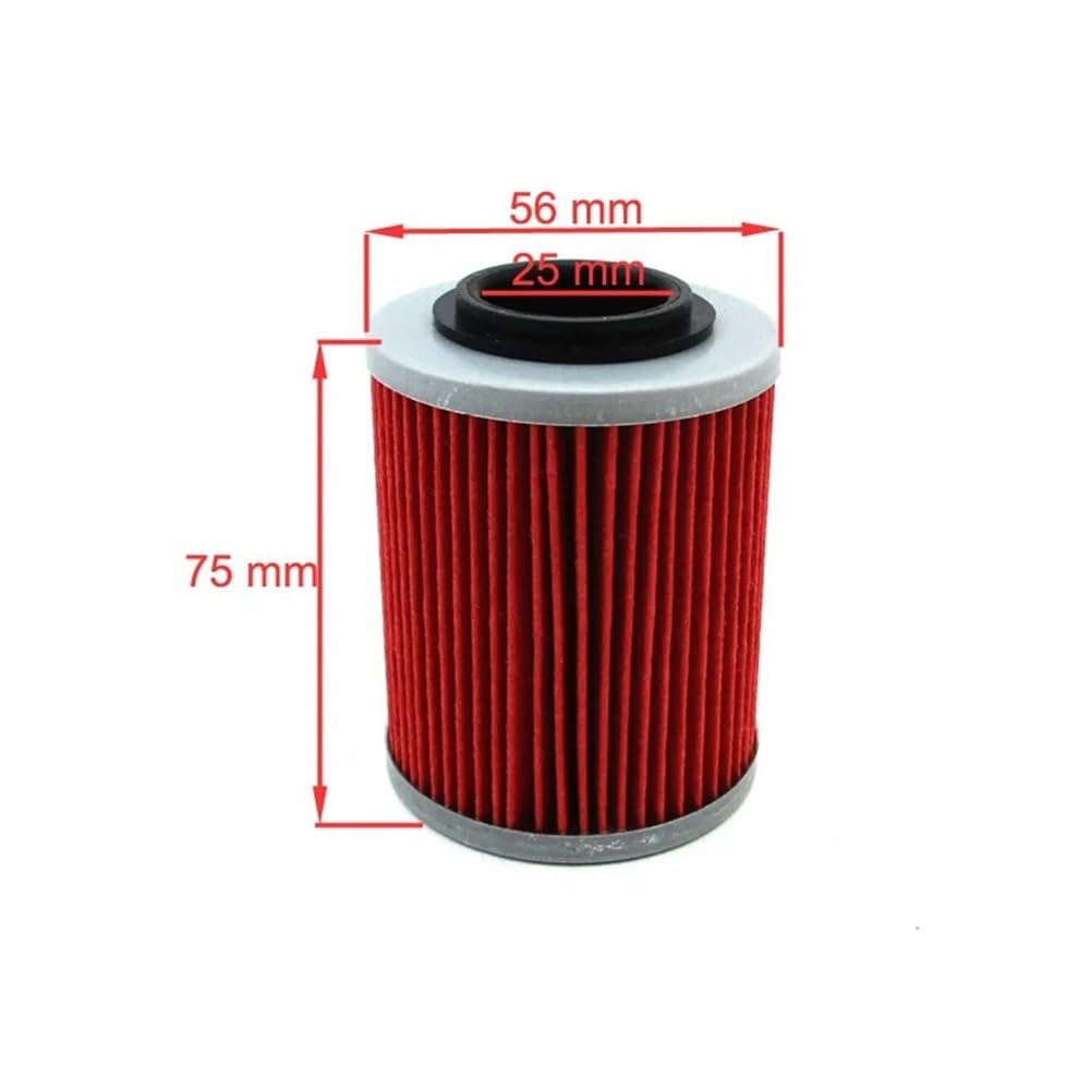 15x Filtro olio for 500 850 570 1000 1000R Max 400 450 500 650 800 800R SKI Trail V-800 Quad