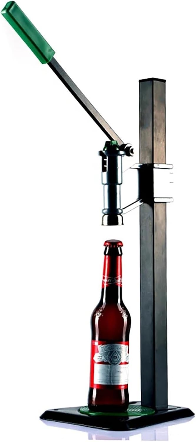 Manual Adjustable Beer Bottle Capper,Sealer Beer Cap,Machine Bottle Cap,Heavy Duty Strong Metal Easy Action Bench Bottle Capper,Manual Bottle Capper Tool for Home Brewing