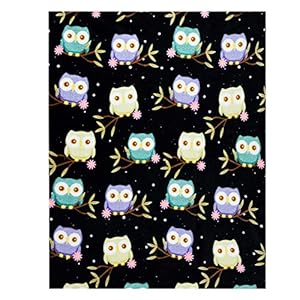 Owl Throw Blanket, Adorable Super-Soft Extra-Large Fluffy Owl Blanket for Adults, Kids, and Girls, Fleece Owl Blanket (50in x 60in) Warm, Cozy, and Plush Throw for Bed, Couch, and Sofa