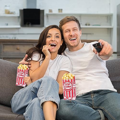 VOISEN Paper Popcorn Bags,400 Packs 1oz Popcorn Bag Individual Servings, Pop Corn Bag Bulk for Poporn Machine,Movie Nights Pop Corn Bags