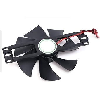 18V DC Brushless Cooling Fan with JST 2-Pin Connector | 80mm High-Speed Induction Cooktop Cooling Fan | Low Noise Exhaust Fan for Induction Cooker Repair & Electronics Cooling (Black)