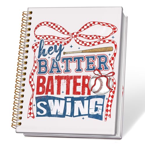 Notebook baseball à spirale idéal pour noter vos stratégies au terrain