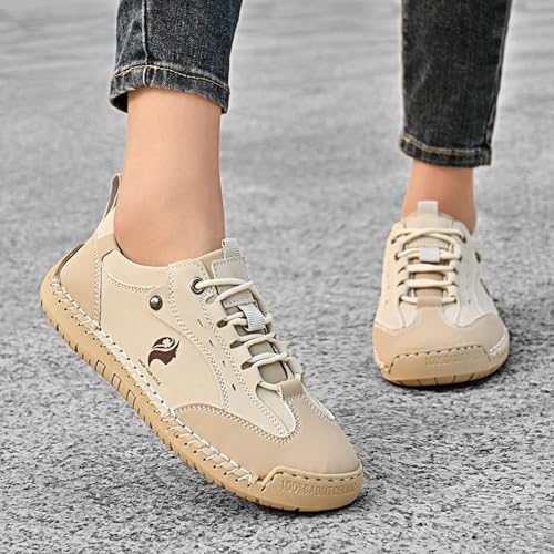 Chaussures décontractées design bicolore lacet talon bas taille 42