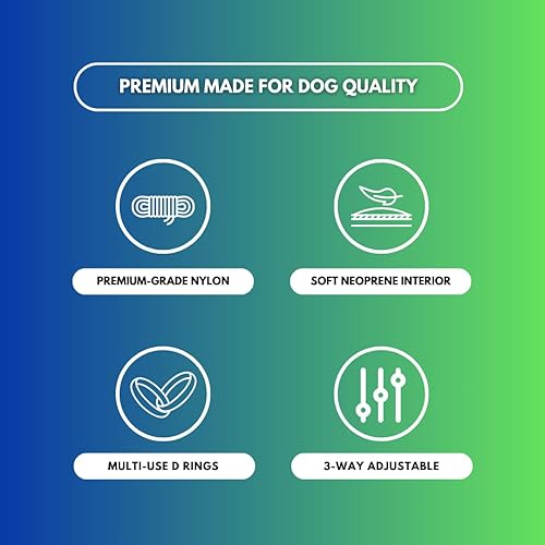 Miniatura 6 de Spark Paws Arnés para perro sin tirones - Diseñado para la seguridad y el control - Lime Wave - S