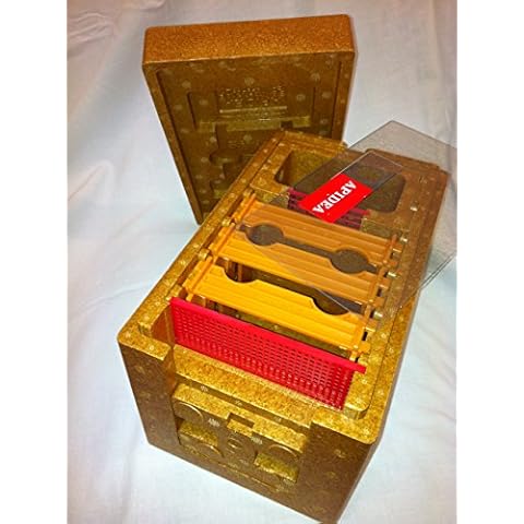 Apidea Begättungskästchen Komplett mit Futterkammer und Rähmchen Cover