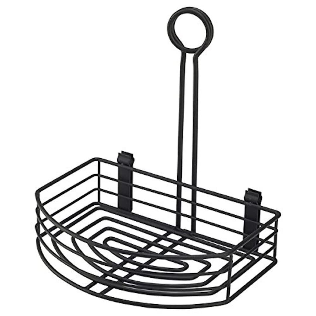 Genware NEV-TC86-BK Wire Table Caddy, 8.5" x 6" x 9", Black
