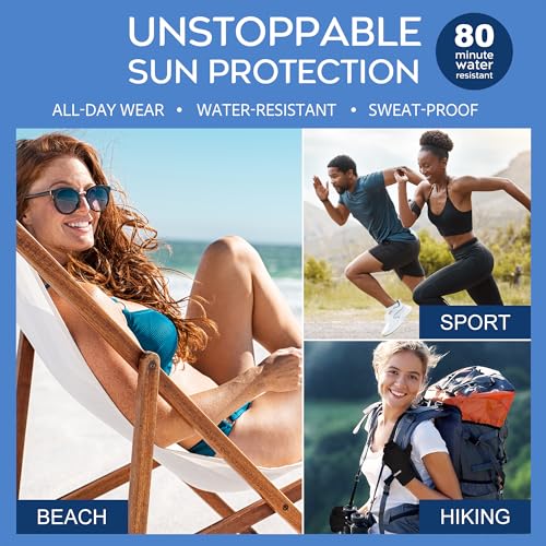 Image of Beef Tallow Sunscreen SPF 50: Face Sunscreen with Zinc Oxide Sunblock, Hypoallergenic Non-Greasy Fragrance-Free Formula All Skin Types Women and Men 2 OZ