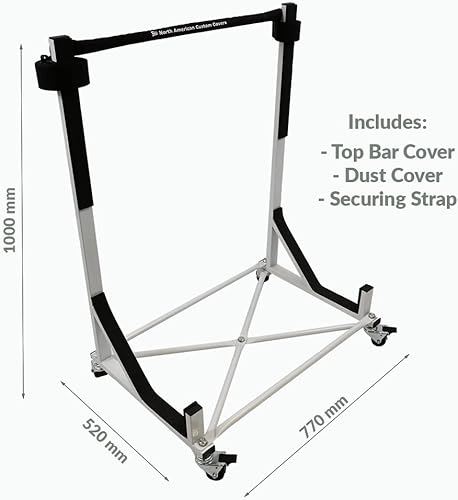 Miniatura 6 de Carro de almacenamiento rígido de alta resistencia con correa y cobertor genérico gratis