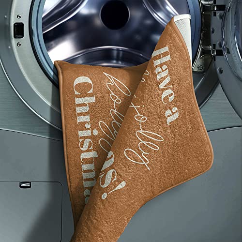 Bathroom Rug Bath Rugs Merry Christmas Decor Bath Mat Non-Slip Design Microfiber Thick Shaggy Water Absorbent Soft Machine Washable Floor Mat Bathroom Rugs For Bathroom Shower #TOP2