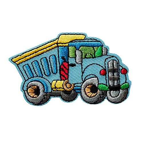 Mono-Quick Bügelbild Aufnäher Patch Applikation zum Aufbügeln Truck LKW 5,5 x 3,5 cm