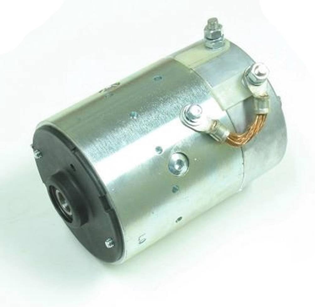 RAREELECTRICAL 12 Volt Cw Snow Plow Motor Compatible With Boss Snow Plows Skidmore Equipment Js Barnes Hydraulic Power Unit W-8984 W8984 Msc-1563 Hyd001563 Hyd01563 4.449In Od Ball Bearing Drive End