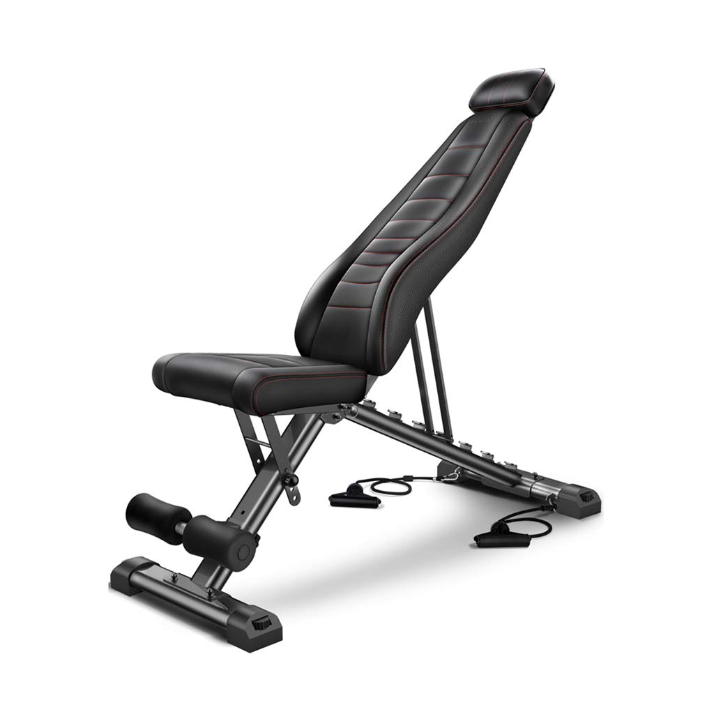 N / A Panche pesiPanca con Manubri, Panche Pesi Olimpici Regolabili, Panca Fitness Pieghevole, Sedia Fitness Multifunzionale Sit-ups, Tubo Addensato, per Palestra di Casa