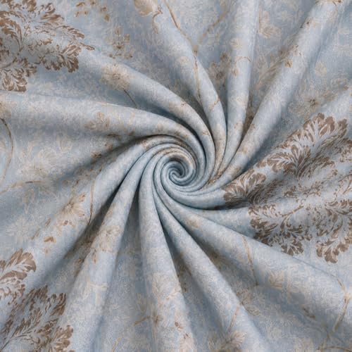 Image of Castiqa Elastic Fitted Supersoft Premium Polycotton 200TC King Size Bedsheets with 2 Pillow Covers (Fits Upto Mattress of 8Inches) (Sky, Full 72x78x8Inch)