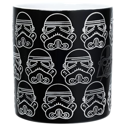 Taza cerámica Star Wars 20oz diseño Darth Vader y Stormtrooper miniatura 2