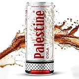 Palestine Cola – Pack of 24 330ml Cans – Fizzy Drinks made with Natural Ingredients – Natural Flavouring with No Added Preservatives – Halal & Vegan – Multi Pack – Liberty for Everyone