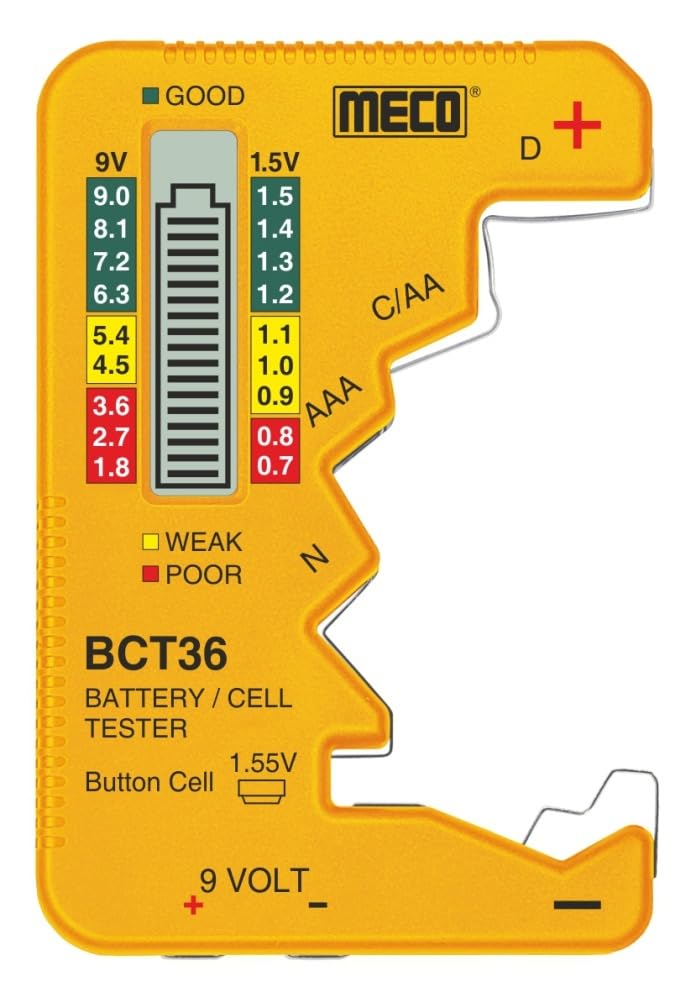 MECO ® Battery Tester Cell Tester Meco BCT 36 with 1 YEAR Warranty By Skyking ®-image-45