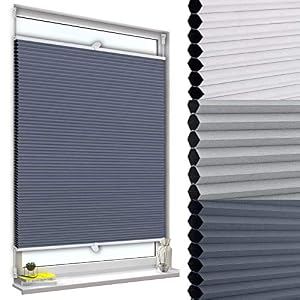 Woltu Thermo Doppelplissee Klemmfix 80x130cm